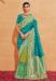 Picture of Pleasing Silk Dark Cyan Saree