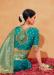 Picture of Pleasing Silk Dark Cyan Saree