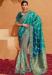 Picture of Fine Silk Teal Saree