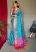 Picture of Bewitching Silk Dark Cyan Saree