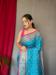 Picture of Bewitching Silk Dark Cyan Saree