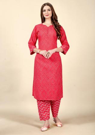 Picture of Pretty Cotton Light Coral Kurtis & Tunic