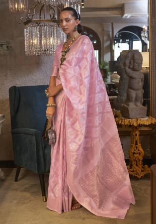 Picture of Magnificent Linen Rosy Brown Saree