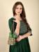 Picture of Rayon & Cotton Dark Olive Green Kurtis And Tunic