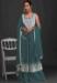 Picture of Georgette Dark Sea Green Anarkali Salwar Kameez