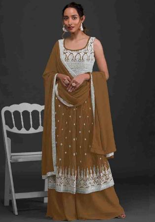 Picture of Marvelous Georgette Sienna Anarkali Salwar Kameez