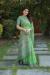 Picture of Bewitching Cotton Dark Sea Green Saree