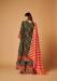 Picture of Rayon Dark Olive Green Readymade Salwar Kameez