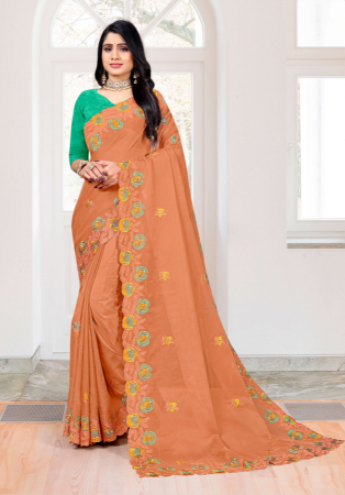 Picture of Sublime Organza Peru Saree