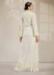 Picture of Beautiful Georgette White Straight Cut Salwar Kameez