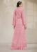 Picture of Stunning Georgette Pink Straight Cut Salwar Kameez