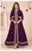 Picture of Bewitching Georgette Purple Anarkali Salwar Kameez