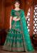 Picture of Resplendent Silk Teal Lehenga Choli