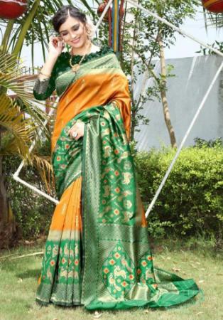 Picture of Exquisite Silk Chocolate Saree