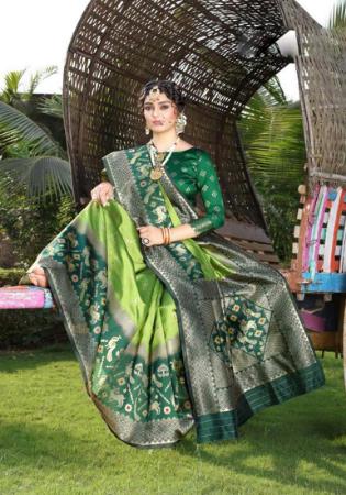 Picture of Admirable Silk Khaki Saree