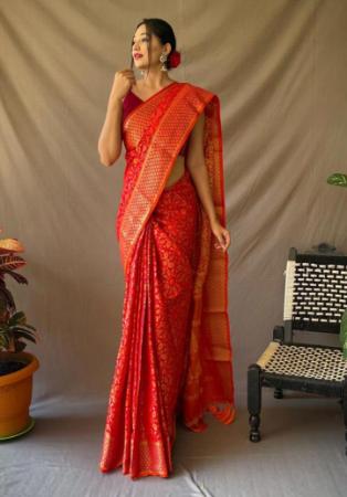 Picture of Classy Silk Chocolate Saree