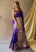 Picture of Shapely Georgette Navy Blue Saree