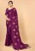 Picture of Magnificent Silk Medium Violet Red Saree