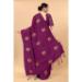 Picture of Magnificent Silk Medium Violet Red Saree