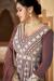 Picture of Sightly Georgette Dim Gray & Rosy Brown Readymade Gown