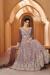 Picture of Sightly Georgette Dim Gray & Rosy Brown Readymade Gown