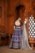 Picture of Comely Silk Dark Slate Blue Lehenga Choli