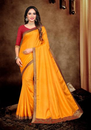 Picture of Appealing Silk Yellow Saree