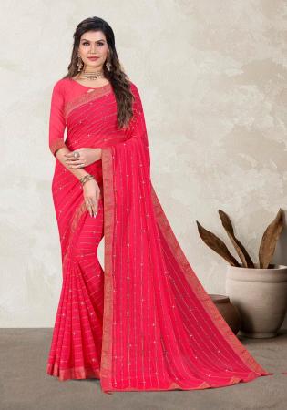 Picture of Splendid Silk Light Coral Saree