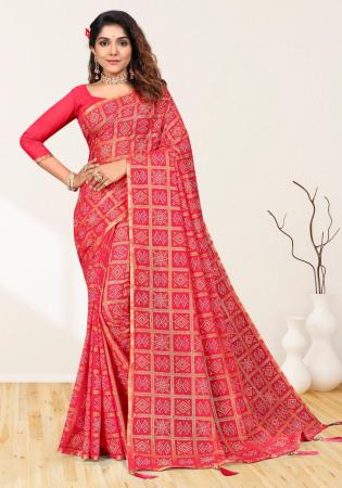 Picture of Nice Silk Pale Violet Red Saree