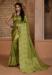 Picture of Comely Silk Dark Olive Green Saree