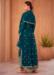 Picture of Good Looking Georgette Teal Straight Cut Salwar Kameez