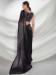 Picture of Amazing Georgette Black Saree