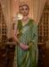 Picture of Pleasing Silk Dark Olive Green Saree