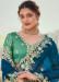 Picture of Magnificent Silk & Organza Teal Saree