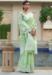 Picture of Delightful Linen Dark Sea Green Saree