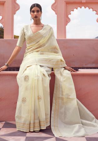 Picture of Appealing Linen Tan Saree