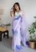 Picture of Delightful Organza Ghost White Saree