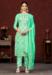 Picture of Sublime Cotton Pale Green Straight Cut Salwar Kameez