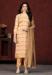 Picture of Marvelous Silk Sandy Brown Straight Cut Salwar Kameez