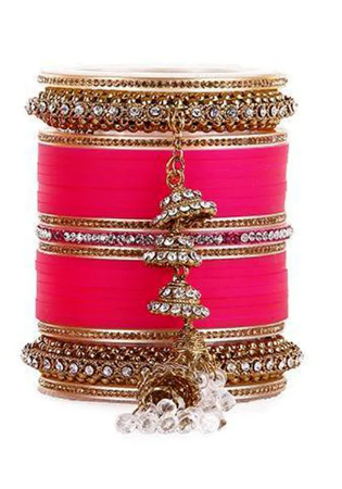 Picture of Exquisite Hot Pink Bangles