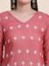 Picture of Taking Cotton Pale Violet Red Kurtis & Tunic