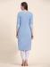 Picture of Excellent Cotton Light Steel Blue Kurtis & Tunic