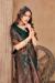 Picture of Gorgeous Silk Dark Slate Grey Saree