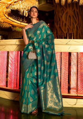 Picture of Admirable Silk Sea Green Saree