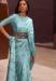 Picture of Marvelous Satin Light Steel Blue Saree