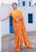 Picture of Comely Georgette Sandy Brown Saree