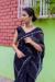 Picture of Fascinating Georgette Dark Slate Grey Saree