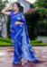 Picture of Classy Georgette Medium Blue Saree