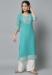 Picture of Splendid Georgette Sky Blue Kurtis & Tunic