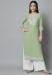 Picture of Admirable Georgette Dark Sea Green Kurtis & Tunic